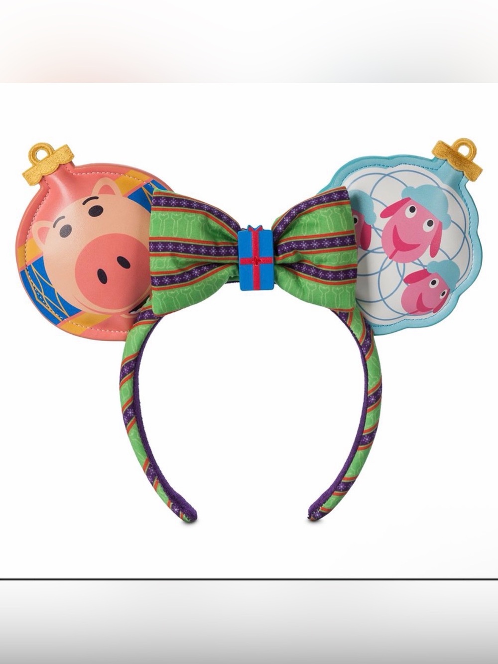 Disney Pixar Toy Story Christmas Holiday Ornament Minnie Ears Headband
